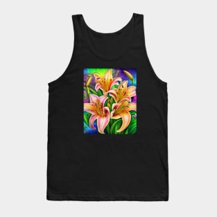 Fantasy Lilies Tank Top